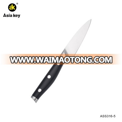 Black Paring Knife 3.5 INCH With ABS Handle