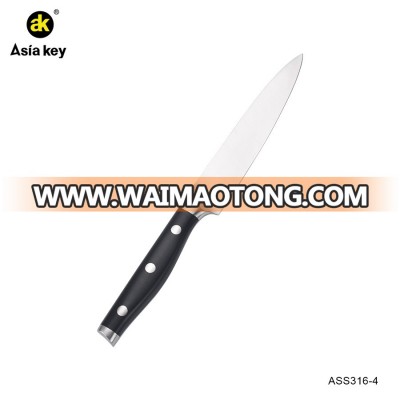 Black Utility Knife 5 INCH With ABS Handle