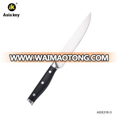 Black Slicing Knife 8 INCH With ABS Handle