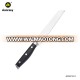 BLack Bread Knife 8 INCH With ABS Handle