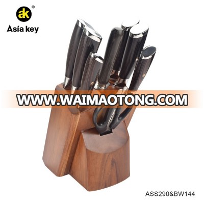 High grade kitchen knife set with 7Cr17Mov blade knives